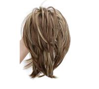 Hair Extensions Extensión De Cola De Caballo, Mini Pinza De 8 Pulgadas, Extensiones De Cabello Corto, Natural, Liso, Ondulado, Con Moño Desordenado For Mujeres Con Cabello Corto Y Fino.(12H24)