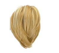 Hair Extensions Extensión De Cola De Caballo, Mini Pinza De 8 Pulgadas, Extensiones De Cabello Corto, Natural, Liso, Ondulado, Con Moño Desordenado For Mujeres Con Cabello Corto Y Fino.(27H613)