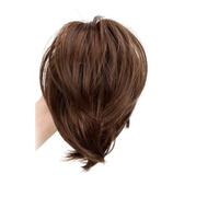 Hair Extensions Extensión De Cola De Caballo, Mini Pinza De 8 Pulgadas, Extensiones De Cabello Corto, Natural, Liso, Ondulado, Con Moño Desordenado For Mujeres Con Cabello Corto Y Fino.(2M30)