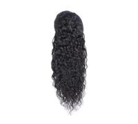 Hair Extensions Extensiones de cabello humano con cola de caballo con cordón y ondas de agua, postizo brasileño natural con clips, cola de caballo Remy de 100 a 150 g(18inch 150g)