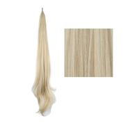 Hair Extensions Extensiones De Cabello Sintético Con Cola De Caballo Larga En Capas, Cola De Caballo Rubia, Coletas De Cabello Flexible, Postizos(Dirty Blonde)