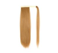 Hair Extensions Extensiones de cabello sintético con cola de caballo larga y recta con clip for mujer, postizo de cola de caballo rubia mezclada natural(Dirty Blonde)