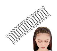 Hair Finishing Comb Clip - Metal Invisible Hair Pin | Curved Styling Comb