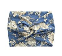 Hair Glamour: Chic Hair Accessories、 Elastic Hair Ties & rubber band - A variety of shapes are available(Big Flower Sky Blue)