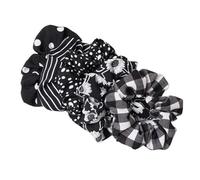 Hair Glamour: Chic Hair Accessories、 Elastic Hair Ties & rubber band - A variety of shapes are available(Black)