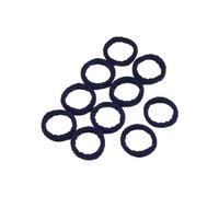 Hair Glamour: Chic Hair Accessories、 Elastic Hair Ties & rubber band - A variety of shapes are available(Deep blue)