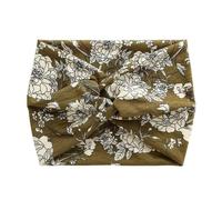 Hair Glamour: Chic Hair Accessories、 Elastic Hair Ties & rubber band - A variety of shapes are available(Flower Army Green)