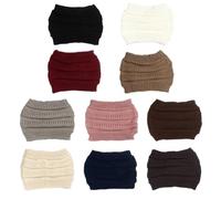 Hair Glamour: Chic Hair Accessories、 Elastic Hair Ties & rubber band - A variety of shapes are available(Khaki)