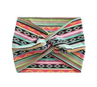 Hair Glamour: Chic Hair Accessories、 Elastic Hair Ties & rubber band - A variety of shapes are available(Rainbow Stripe)