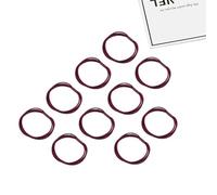Hair Glamour: Chic Hair Accessories、 Elastic Hair Ties & rubber band - A variety of shapes are available(Three in one Red)