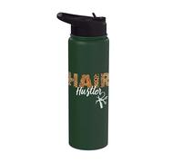Hair Hustler - Hairstylist Gifts - Hairdresser Gift Leopard Stainless Steel Insulated Water Bottle