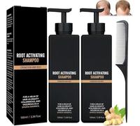 Hair Loss Shampoo, Mane Root Activator, Promotes Hair Growth & Thicker, Anti Hair Loss Natural Herbal Essence Shampoo, Smooth Strong Repair Conditioning, for Women and Men (2pcs)