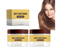 Hair Mask 2 Piezas Máscara De Tratamiento De Proteínas Del Cabello, Tratamiento para Cabello Dañado o Encrespado, Fortalece Alisa y Protege, Hidratante Para El Cabello Rizado Teñido Encrespado