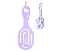 Hair Massage Brush, Portable Volumizing, Styling Hollow Women Men | Scalp Massage Brush Hair Styling Tools for Long Short Curly Straight Home Shower Office Travel Dorm Apartment