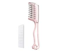 Hair Massage Comb Extended Round Seven-Teeth Head Soothing Brush Tool | 10ml Capacity Essential Oil Dispenser with Dust Cover, Head Soothing Hair Growth Care Tool for Men & Women
