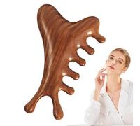 Hair Massage Comb - Wooden Massage Hair Brush | Sandalwood Facial Wide Teeth Tool, Portable Wooden Comb For Growth Stress Relief & Caring Tool For Men & Women