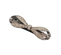 Hair Pin Exquisite Faux Crystal Bow Hairpin For Women Rhinestone Bowknot Hair Clips Barrettes Styling Tools Accessories(Color-03)