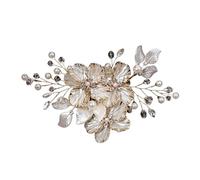 Hair Pin Flower Pearl Hair Clip Handmade Beaded Hairpin Bridal Headpiece Accessories Wedding Jewelry(Color 3)