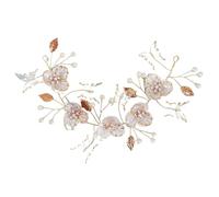 Hair Pin Flower Pearl Hair Clip Handmade Beaded Hairpin Bridal Headpiece Accessories Wedding Jewelry(Color 2)