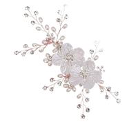 Hair Pin Flower Pearl Hair Clip Handmade Beaded Hairpin Bridal Headpiece Accessories Wedding Jewelry(Color 4)