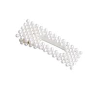 Hair Pin Handmade Pearls Barrette Metal Geometric Flower Hair Clips For Girls Sweet Hairpins Women Accessories(Color 1)