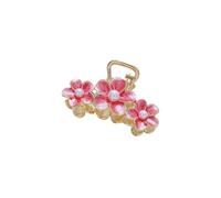 Hair Pin Metal Flower Hair Claw For Women Beautiful Pearl Hairpin Barrettes Accessories Headwear Jewelry Decor(Color-03)