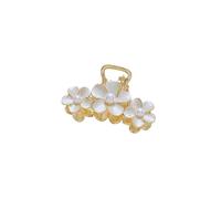 Hair Pin Metal Flower Hair Claw For Women Beautiful Pearl Hairpin Barrettes Accessories Headwear Jewelry Decor(Color-01)