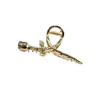 Hair Pin Metal Rose Flower Hair Clip Accessories The Season Back Of Head Styling Ha(Color 1)