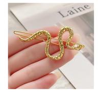 Hair Pin Metal Snake Shaped Hair Clip Women's Side Bangs Hairpins Girls Holder Barrettes Headwear Accessories(C)