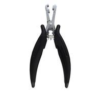 Hair Pliers - Stainless Steel Bead Extension Tool | Professional 6mm Short Beads Closer Applicator for Hairdressing, Salon Stylists, Home Beauty, Dormitory, Apartment, Travel, Portable Lightweight