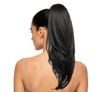 Hair Ponytail Extension - Faux Multi-Layered Drawstring Clip Hairpiece | Secure Drawstring & Clip Design, Natural Looking Layers, Lightweight, Comfortable Wear, Easy to Attach and Remove