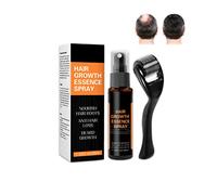 Hair Regrowth Spray, Hair Regrowth Roller+30ml Extra Strength hair Growth Serum spray, For Men Women, Ginger Germinal Oil Stop hair Loss (Spray+Roller)