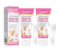 Hair Removal Cream,Hair Removal Cream for Genitals,Bikini Kit Painless Hair Remover for Sensitive Skin Pubic, Body, and Underarms, 60g*2pcs