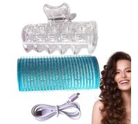 Hair Roller for Bangs, Electric Self-Adhesive Hair Rollers, 1.26×3.34in Portable Curling Styling Tools, Easy Curling, Achieve Flawless Curls, Convenient Travel and Home Use