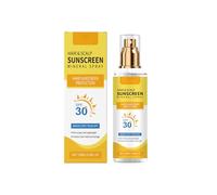 Hair Scalp Sunscreen Spray SPF 30, protección UV para cabello tratado con color, resaltado, niebla no grasosa, sin peso con aceite de coco, antisequedad desteñida, uso diario (1 unidad)