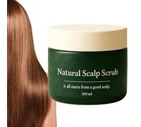 Hair Scrub Exfoliator, Natural Scalp Cleanser, 0,78 in Nourishing Shampoo Acondicionador, Deep Cleansing Formula, Compact Revitalizing Care for Salon, Home, Gimnasio, Spa, Beach, Pool
