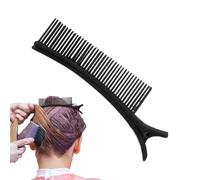 Hair Sectioning Clips, Professional Styling Clips, Strong Grip Hair Pins, Anti-Slip Design, Salon Barber Home Use, for Salons, Barbers Shops, Black Purple Pink Blue 14.5x2.3cm