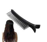 Hair Sectioning Grip Clips - Partición antideslizante profesional con peine, fuerte Hold Styling Accessories for Salons & Home Use | Precise Coloring, Cutting, Blowout Styling, Easy Section