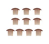 Hair Side Combs 10pcs | Smooth Rounded Edges for Comfort | Elegant Hair Clips for Females/Women | ABS Material, French Bun & Updo Styling Tool