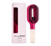 Hair Spray Brush Tool, Fine Mist Water Comb Smooth Brush Device, 2 in 1 Anti Frizz Styling Tool, Portable Hair Refresh Gadget, Lightweight Grooming Tools for Women Girls Travel Home Daily Use