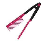 Hair Straightener Comb - V Shaped Clip,Portable Styling Tool Nice FINISH