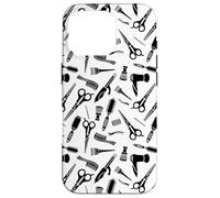 Hair Stylist Barber Haircut Salon Scissors Black Carcasa para iPhone 16 Pro