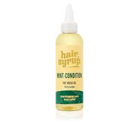 Hair Syrup Mint Condition Aceite Capilar Pre Lavado 100 ml - con Menta y Árbol de Té - para Cuero Cabelludo Seco - Efecto Refrescante - Vegano