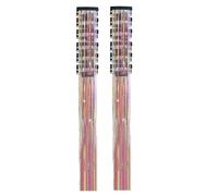 Hair Tinsel Clips - Fashionable Hair Decor | 12 piezas Glitter Sparkly Tinsel Accessories, Sparkling Hairs Accessories For Women Girls Birthday Holiday Daily Gathering Commuting Costume