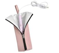 Hair Tool Bag, Heat Resistant Mat Pouch, Dustproof and Waterproof Organizer, 11.42x3.94x0.39 Inches Portable Storage Styling Tools, Ideal for Travel, Vanity Table, RV, Salon, Hairstylist, Home Use