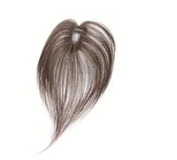 Hair Topper Clip in Bangs, 360° Cover Hair Toppers for Women With Thinning Hairs, for Daily Wear Use Adorno de pelo para mujer(Mocha)