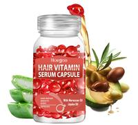 Hair Treatment Sérum Capsule, enriquecido con aceite de argán y aguacate marroquí, rico en vitaminas A, C, E y Pro B5, sin enjuague necesario, para todo tipo de cabello