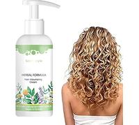 Hair-Volumizing Cream,New Curly Hair Volumizing Cream,Curl Hair Defining Cream,Anti Frizz Shiny Curls All Day Long (1pcs)