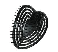 Hair Washing Brush, Head Cleansing Scrubber, Ergonomic Handle Comb, Gentle Grooming Tool for Husband, Boyfriend, Ideal for Scalp Care and Daily Routine 14.87 Inch Black, Purple