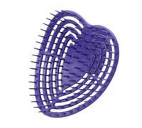 Hair Washing Brush, Head Cleansing Scrubber, Ergonomic Handle Comb, Gentle Grooming Tool for Husband, Boyfriend, Ideal for Scalp Care and Daily Routine 14.87 Inch Black, Purple